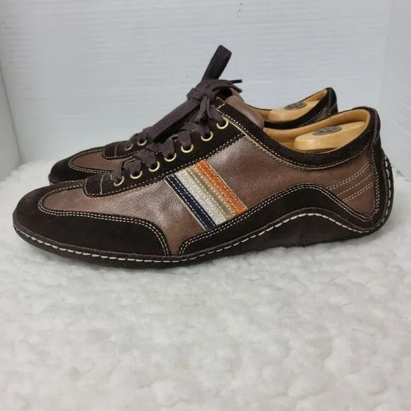 Cole Haan x Air Colab Mens Shoes Size 11.5 Brown Leather Suede Comfort Oxford
