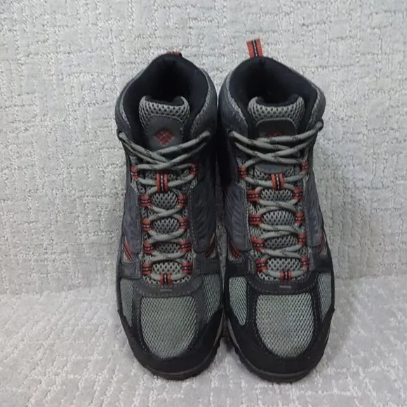 COLUMBIA Access Point Men's Size 10 US Mid Grey/Blue Waterproof Hiking Boots