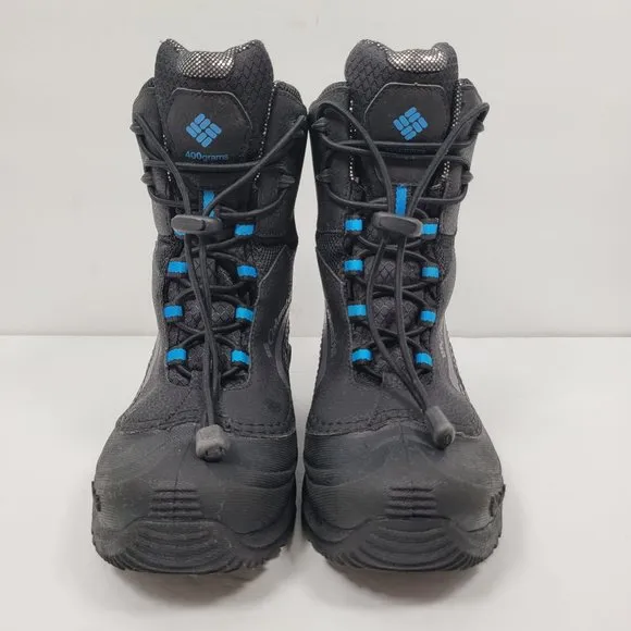 Columbia Insulated Waterproof Boy's Black Snow Boots BY5955-010 US Size 4