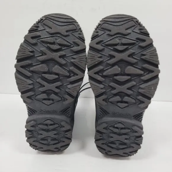 Columbia Insulated Waterproof Boy's Black Snow Boots BY5955-010 US Size 4