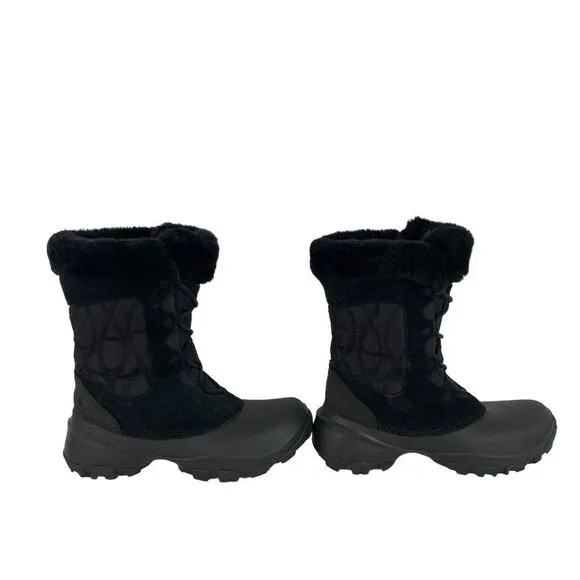 Columbia Women's Boots Sierra Summette IV Winter Waterproof Fur Trim Laces 7
