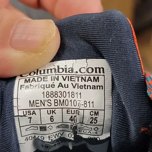 Columbia Montrail Women's 8.5 Men's 7