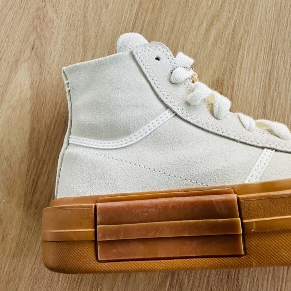 🤩Converse 7.5 Men's Shoes Chuck Taylor All Star Cruise Egret HI Suede A09088C
