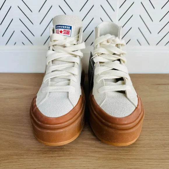 🤩Converse 7.5 Men's Shoes Chuck Taylor All Star Cruise Egret HI Suede A09088C