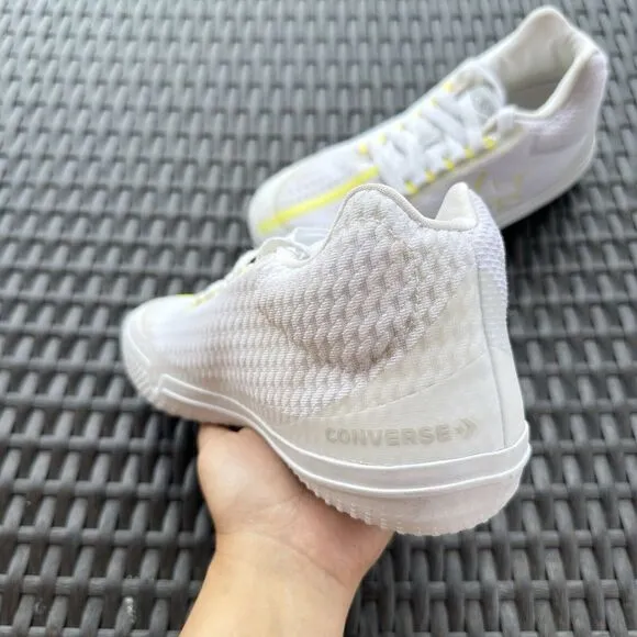 Converse All Star BB Evo Mid Hi-Vis Collection Men's Shoes White 169619C Size 4
