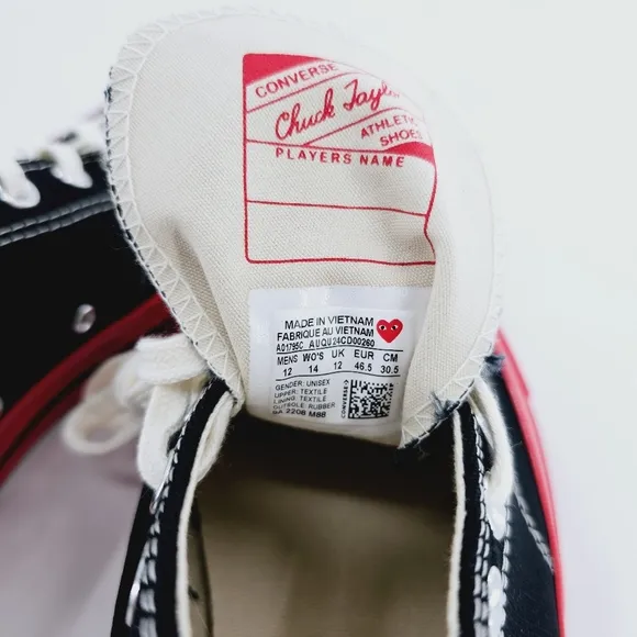 Converse All Star Chuck Taylor 70 CDG OX Play Comme des Garcons