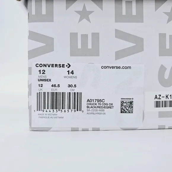 Converse All Star Chuck Taylor 70 CDG OX Play Comme des Garcons