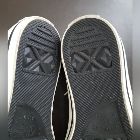 Converse All Star Chuck Taylor Leather Iridescent Crackle Shoes  Womens Size 8