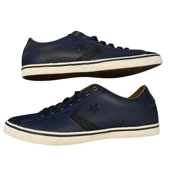 Converse All Star Chuck Taylor Player LP Vintage Shoes Blue Mens 8/Womens 10