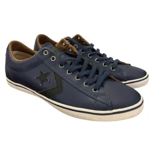 Converse All Star Chuck Taylor Player LP Vintage Shoes Blue Mens 8/Womens 10