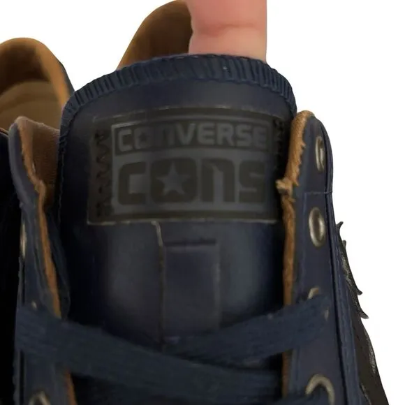 Converse All Star Chuck Taylor Player LP Vintage Shoes Blue Mens 8/Womens 10