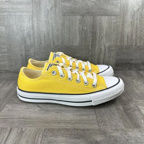 Converse All Star Classic Low Women's size 7.5 Yellow Shoes