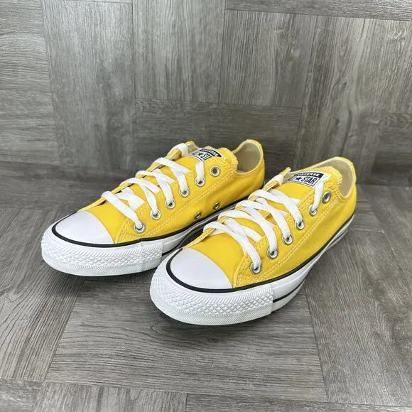 Converse All Star Classic Low Women's size 7.5 Yellow Shoes