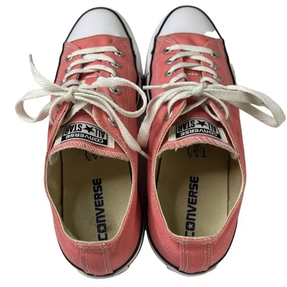 Converse All Star Ox Low Top Shoes Womens Pink‎ Size W10 M8