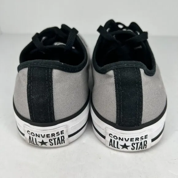 Converse All Star Unisex 168958C Gray White Lace Up Size 8M 10W Sneaker Shoes