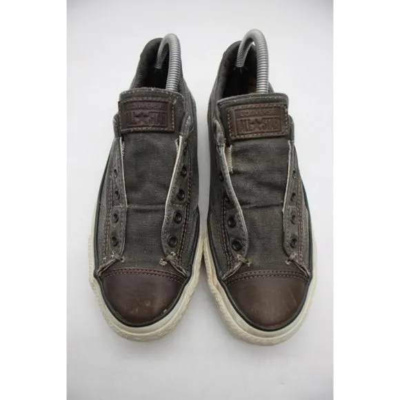 Converse All Star x John Varvatos Men's 6 Gray Textile Sneakers Shoes