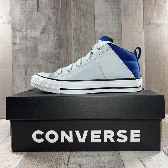 Converse Chuck Taylor All Star Axel Big Kids Size 4 Mid Skate Sneaker Shoes Blue