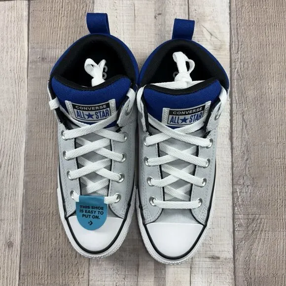 Converse Chuck Taylor All Star Axel Big Kids Size 4 Mid Skate Sneaker Shoes Blue