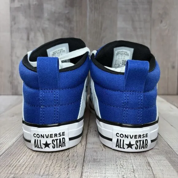 Converse Chuck Taylor All Star Axel Big Kids Size 4 Mid Skate Sneaker Shoes Blue