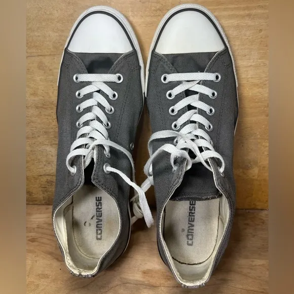 Converse Chuck Taylor All Star Double Tongue Mens Size 12 Shoes Sneakers Gray