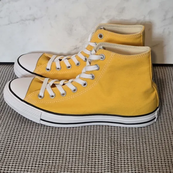 Converse Chuck Taylor All Star High Lemon Chrome Sneakers Shoes Womens 11 Mens 9
