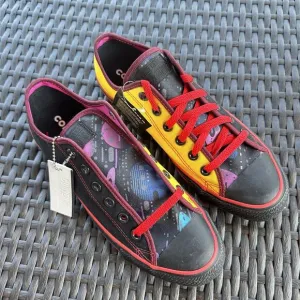 Converse Chuck Taylor All Star Low Black Red Men's Shoes 152621C Size 7.5