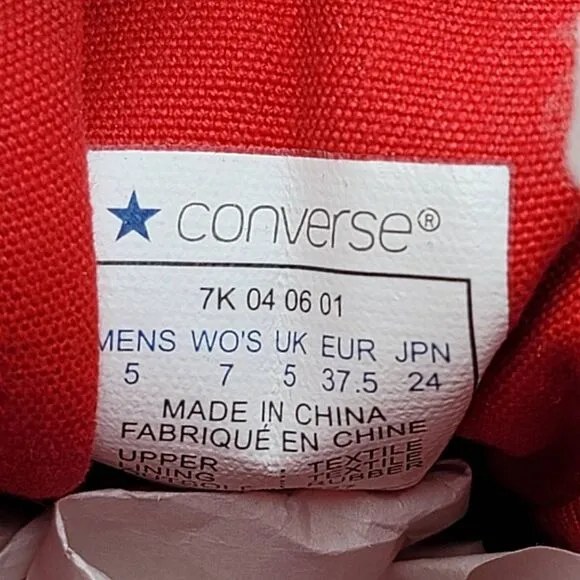 Converse chuck Taylor all Star - Men's shoes - Size 5 And  Women's shoes - Size