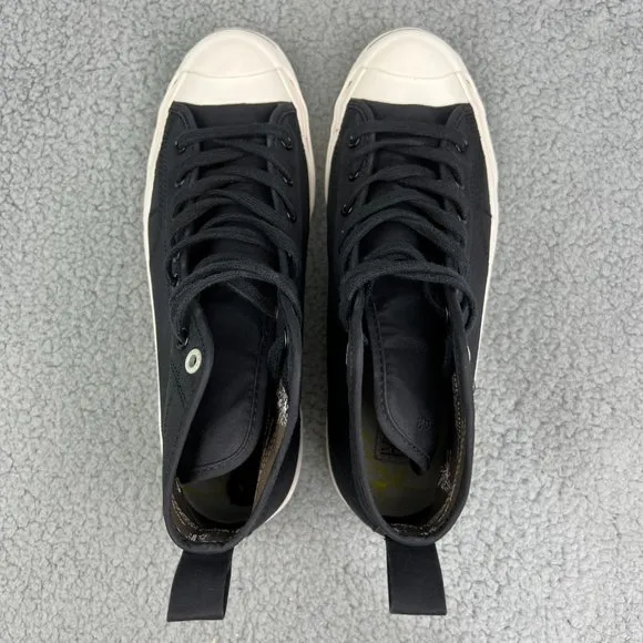 Converse Chuck Taylor All Star Mid Mens 8 Shoes Black White Jack Purcell Hancock