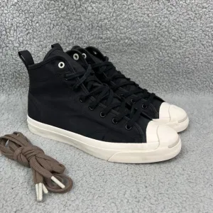Converse Chuck Taylor All Star Mid Mens 8 Shoes Black White Jack Purcell Hancock
