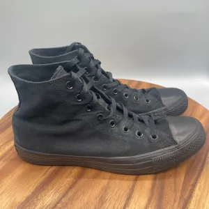 Converse Chuck Taylor All Star Shoes Mens Size 11 Hi Tops Triple Black School