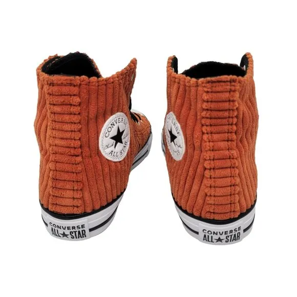 🤩Converse CTAS HI Size 3 Youth Shoes Unisex Dust striped Orange Sneaker A04424C