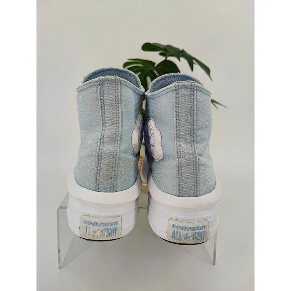 Converse Kids All Star Move Trainers Thunder Daze Lace Up Shoes Size 6 US