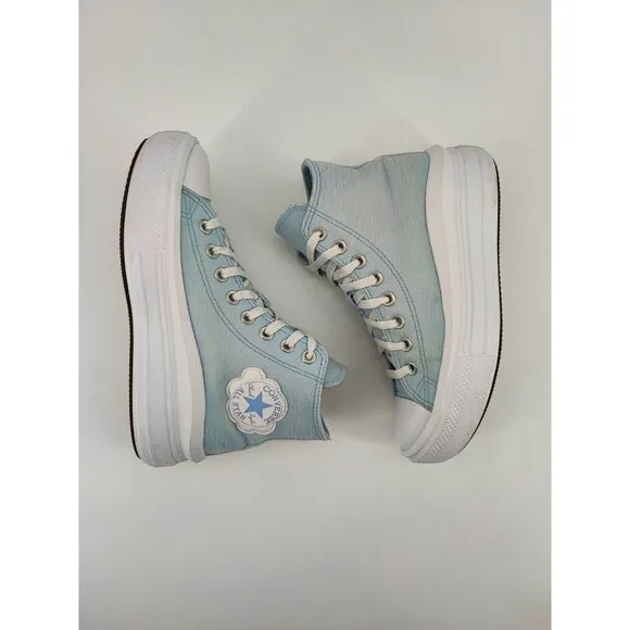 Converse Kids All Star Move Trainers Thunder Daze Lace Up Shoes Size 6 US