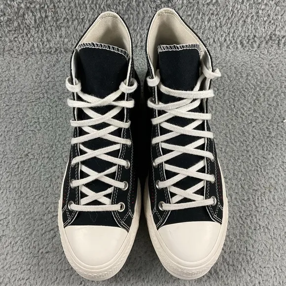 Converse Shoes 10 Chuck Taylor Lift Hi Crafted Patchwork All Star Flower Patch