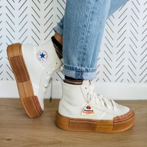 🤩Converse Sz 9 Womens Shoes Chuck Taylor All Star Cruise Egret HI Suede A09088C