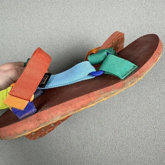 Cotopaxi x Teva Multicolor Sport Sandals sz 10 Outdoor Adventure Hiking Sandals