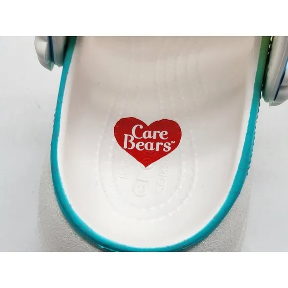 Crocs Care Bears Crush Clog Light-Up Rainbow Womens Size 7 Shoes
