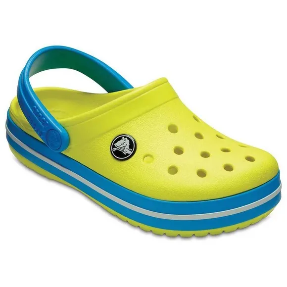Crocs Crocband Tennis Ball Green Yellow Blue Shoes M9 W11