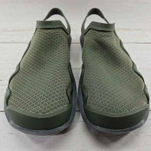 Crocs Mens 8‎ Swiftwater Mesh Wave Sandals Shoes Green Outdoor Slip On 205701