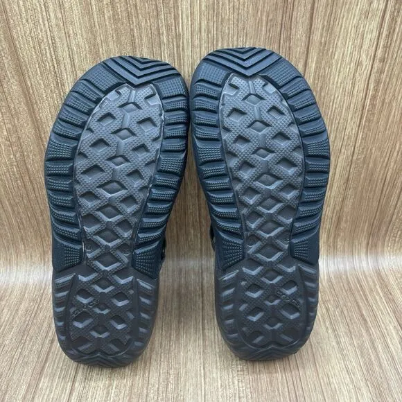 Crocs Swiftwater Sandals Brown Hook and Loop Outdoor Water Mesh Men’s Size 12