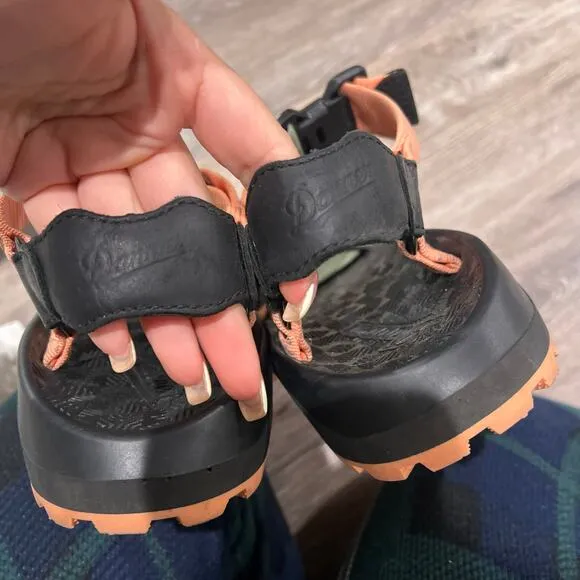 Danner Wallowa Hiking Sandals Peach Sage Green Black - Size 8