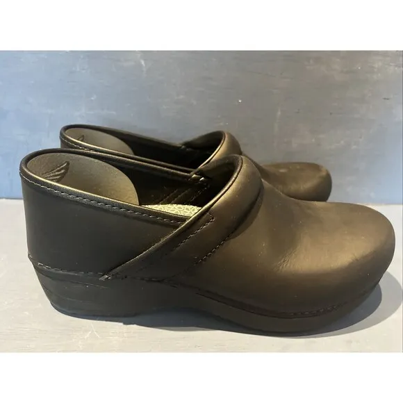 Dansko Clogs Women 41 US 10.5 11 XP 2.0 Professional Slip On Nursing Shoes black