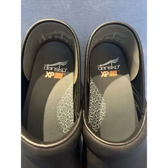 Dansko Clogs Women 41 US 10.5 11 XP 2.0 Professional Slip On Nursing Shoes black