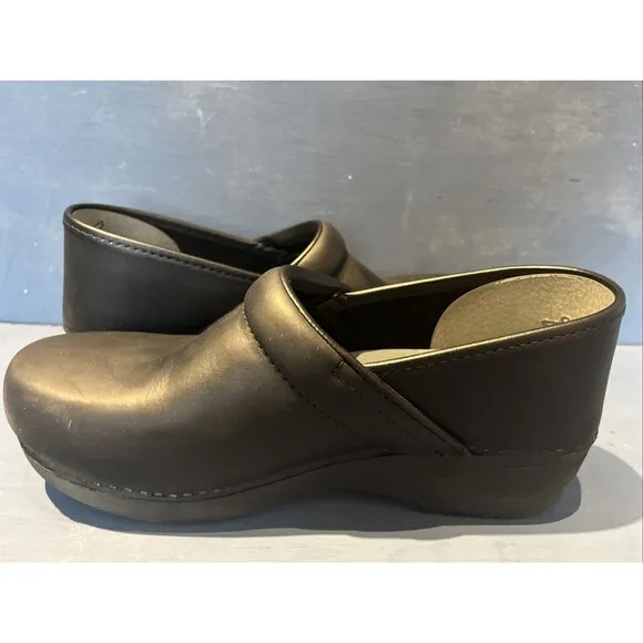 Dansko Clogs Women 41 US 10.5 11 XP 2.0 Professional Slip On Nursing Shoes black