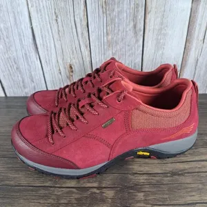 Dansko Paisley Outdoor Waterproof Vibram Sneaker Women's Sz 9.5-10 EU40 Red VGC
