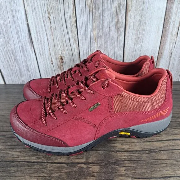 Dansko Paisley Outdoor Waterproof Vibram Sneaker Women's Sz 9.5-10 EU40 Red VGC