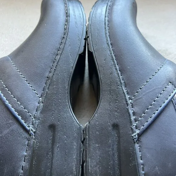 Dansko Professional Clog Shoes Navy Blue Leather Women EU 38 US 7.5 - 8 Comfort