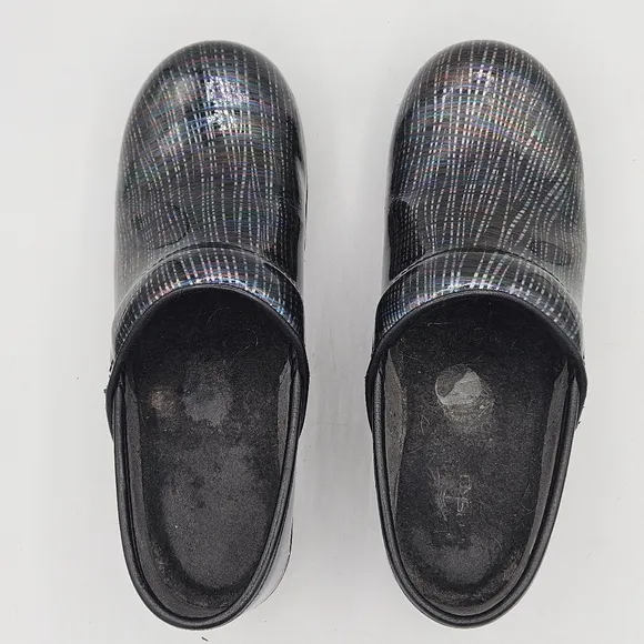 Dansko striped clog shoes size 37 US 6.5 / 7