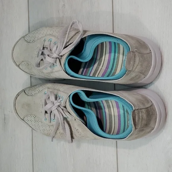 Dansko Women Elise Comfort Leather Lace Up Sneakers shoes sz 39/8.5-9