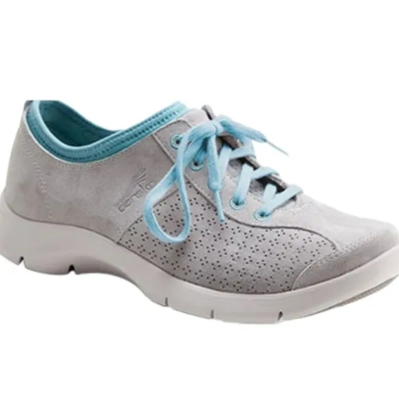 Dansko Women Elise Comfort Leather Lace Up Sneakers shoes sz 39/8.5-9